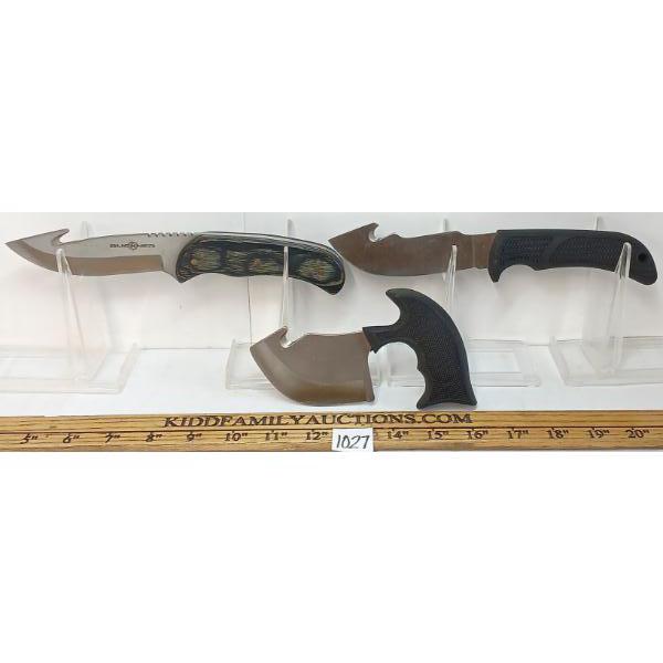 LOT OF 3 - HUNTING KNIVES