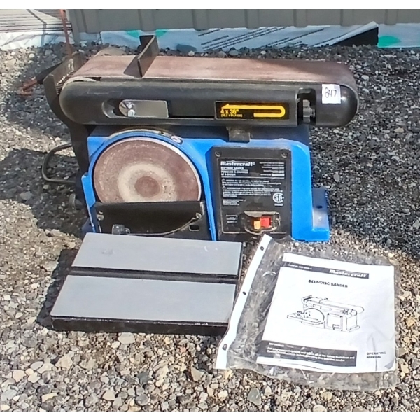 MASTERCRAFT BELT & DISC SANDER