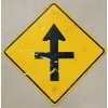 Image 1 : CROSSROAD - SINGLE SIDED METAL SIGN