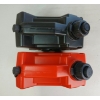 Image 6 : LOT OF 2 - RED & BLACK 5L FUEL CANS