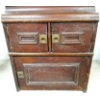 Image 14 : MAHOGANY & BRASS SHIP WASHSTAND - 19TH CENTURY