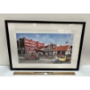 Image 1 : RED INDIAN MOTOR OILS & MARATHON GASOLINE FRAMED PRINT