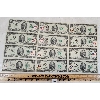 Image 1 : LOT OF 12 - 1976 U.S. STAMPED $2 BANKNOTES
