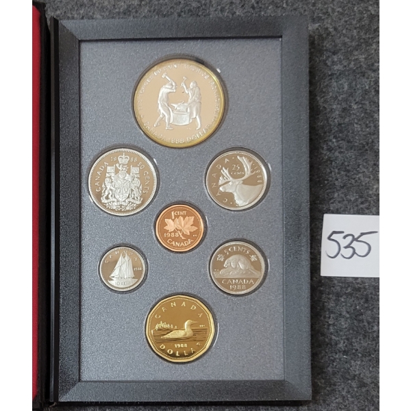 1988 RCM DOUBLE DOLLAR PROOF SET