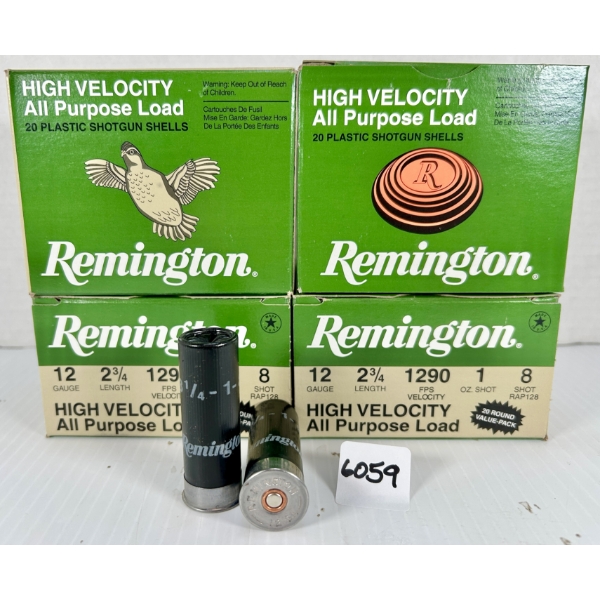 AMMO: 80X REMINGTON 12 GA 2-3/4 IN - #8
