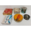 Image 2 : LOT OF 6 - TOBACCO TINS & CONTAINERS - INCL THE THREE CATTLE & PANTER, ETC.
