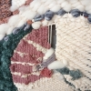 Image 7 : ABSTRACT EYE WALL HANGING BY UNKNOWN ARTIST - DRIFTWOOD & WOOL