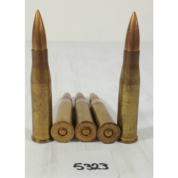 AMMO: 5X 8X56R - NAZI MILITARY ISSUE