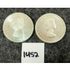 Image 2 : LOT OF 2 - 1962 CDN SILVER DOLLARS - VOYAGEUR