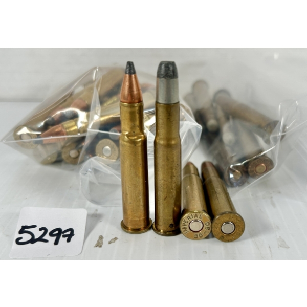 AMMO: APPROX 40X MIXED .30-30 WIN & .32 WIN SPL - SP