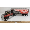 Image 1 : NYLINT PLASTIC & DIECAST FIRESTONE TRUCK & TRAILER