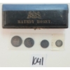 Image 1 : 1895 MAUNDY MONEY SILVER COINS SET - 1,2,3 & 4 PENCE