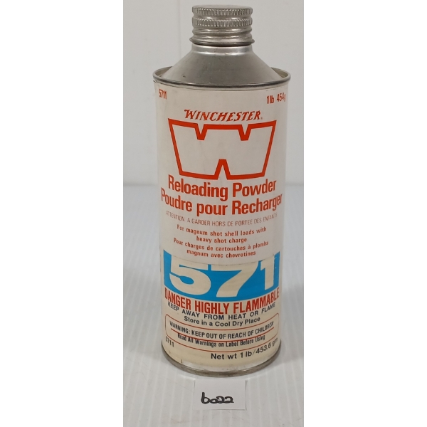 POWDER: WINCHESTER NO. 571 RELOADING POWDER - 1LB 