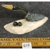 Image 2 : "LOON" BY ISAAC PANIGAK - SIGNED - STONE & BONE