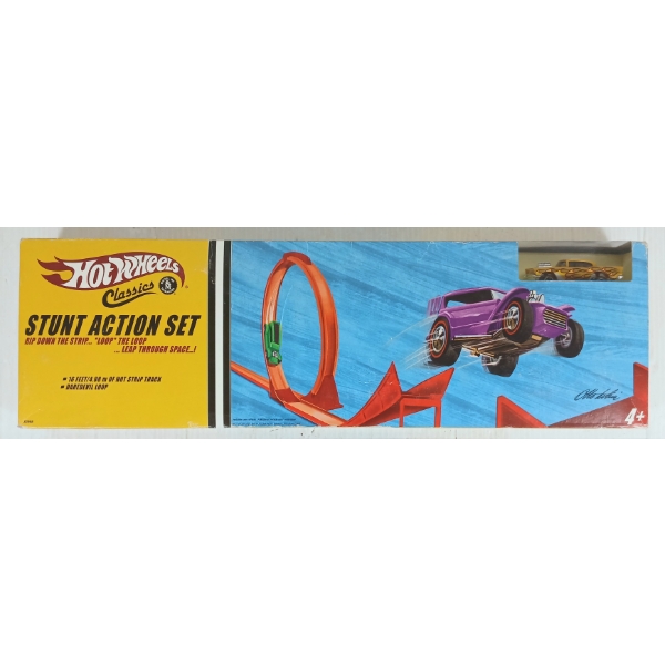 HOTWHEELS CLASSIC STUNT ACTION SET