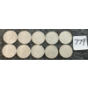 Image 2 : LOT OF 10 - 1968 CDN 25 CENT COINS