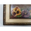 Image 2 : PANSIES BY C.H. FOSS - FRAMED OIL ON BOARD
