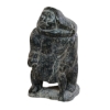 Image 1 : MAN HOLDING FISH - SIGNED - STONE