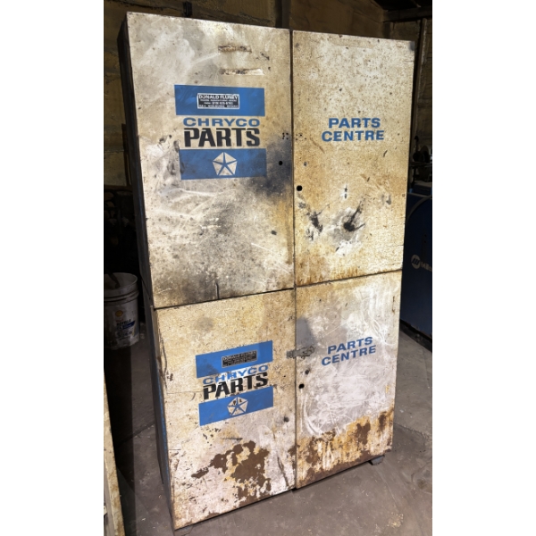LOT OF 2 - CHRYCO PARTS CABINETS