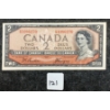 Image 1 : 1954 CDN $2 DEVIL'S FACE BANKNOTE