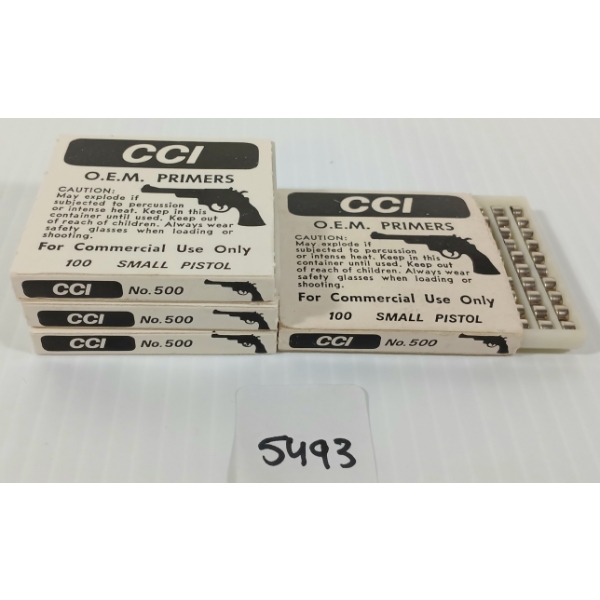 PRIMERS: APPROX 400X CCI O.E.M. SMALL PISTOL PRIMERS