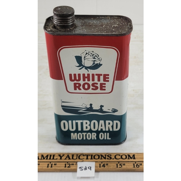 WHITE ROSE POWER MOWER MOTOR OIL QT CAN
