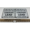 Image 1 : LOT OF 2 - CONTAINS LEAD SSP PLATES
