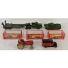 Image 4 : LOT OF 7 - DINKY TOYS DIECAST MODELS - CENTURION TANK, TANK TRANSPORTER, MASSEY HARRIS, ETC