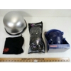 Image 1 : LOT OF 3 - RAVEN PREMIUM PROTECTIVE GEAR GLOVES - GEL KNEE PADS & HELMET W/ COVER