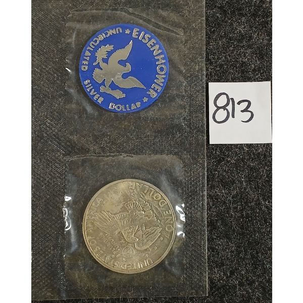 1971 U.S. EISENHOWER SILVER DOLLAR - UNCIRCULATED