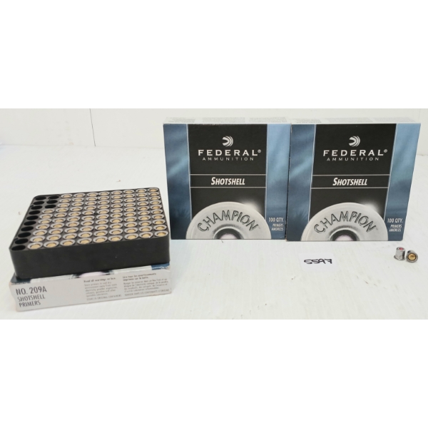 PRIMERS 289X FEDERAL NO. 209A SHOTSHELL PRIMERS