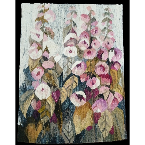 "DUMNE MALWY" BY ANNA BROKOWSKA - POLISH HAND-WOVEN WOOL GOBELIN