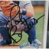 Image 2 : 1991 UDC MLB TORONTO BLUE JAYS PAT BORDERS CARD & BASEBALL - AUTOGRAPHED