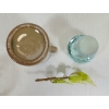 Image 3 : JOB LOT - MUSHROOM CRYSTAL FIGURINE - GLASS BALL ORNAMENTS & CRISTALLI MURANO BOUTONNIERE