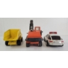 Image 5 : LOT OF 3 - TONKA PRESSED STEEL POLICE CAR & CONSTRUCTION VEHICLES