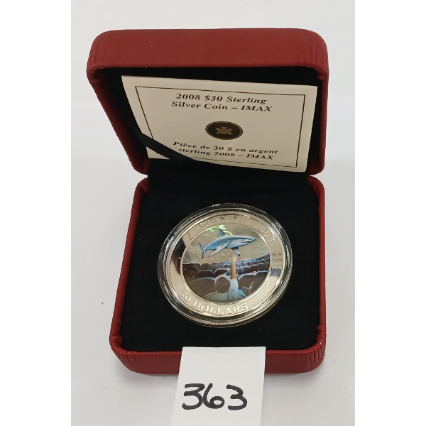 RCM 2008 $30 STERLING SILVER COIN - IMAX