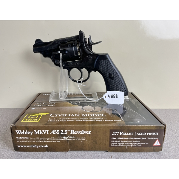 WEBLEY MKVI IN .177 NO PAL REQ 