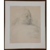 Image 1 : WOMAN'S NUDE STUDY BY R. ROBERSTON - FRAMED PENCIL ON PAPER