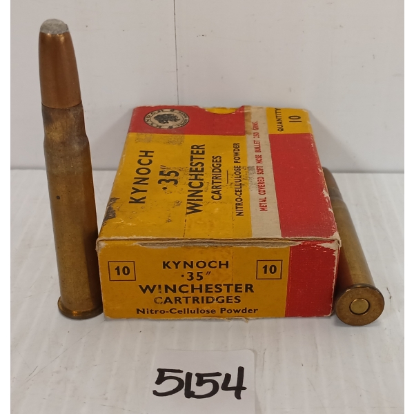 AMMO: 10X KYNOCH .35 WIN - 250GR - SOFT NOSE