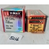 Image 1 : BULLETS: APPROX 140X .25 CAL 75GR. & 115GR. - ONE BOX SEALED 