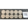 Image 2 : LOT OF 10 - 1947 CDN 10 CENT COINS