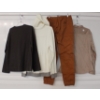 Image 3 : LOT OF 4 - MEN'S BUTTON-UP SHIRT, CARDIGAN, HOODIE & PANTS - MFG CLASSIFIED, BRIXTON & LIFETIME