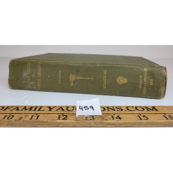 1952 "THE INDIAN TRIBES OF NORTH AMERICA" HARDCOVER BOOK