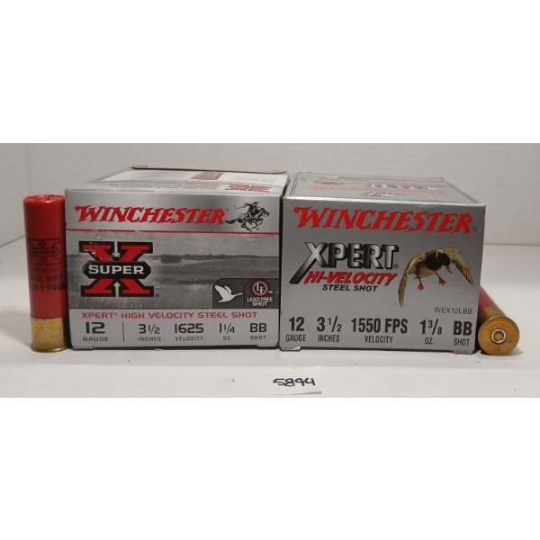 AMMO: 50X WINCHESTER SUPER X 12GA - 3 1/2IN - BB