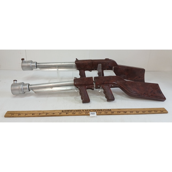 LOT OF 2 - NEWELL "SMOKEY JOE" SINGLE SHOT AIRFIRE THUNDER GUNS