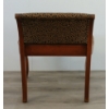 Image 5 : ROCOCO STYLE VANITY CHAIR W/ CHEETAH PRINT UPHOLSTERY