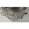 Image 3 : SILVER TONE FLORAL VASE BASE LAMP