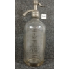PIONEER BOTTLING CO. - CLEAR ACID-ETCHED - 26OZ SELTZER BOTTLE