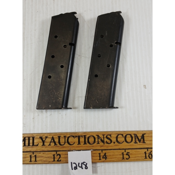 LOT OF 2 - COLT .45 AUTO MAGS