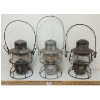 Image 2 : LOT OF 3 - ADLAKE KERO C.N.R. LANTERNS